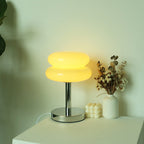 Contemporary Glass 1-Light Table Lamp