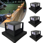 Premium Solar Square Pillar Head Light