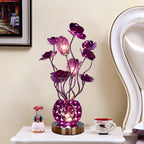 Premium European Rose Aluminum LED Table Lamp