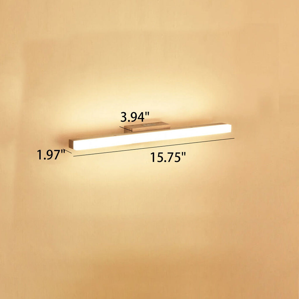 Nordic Wood LED Strip Vanity Light