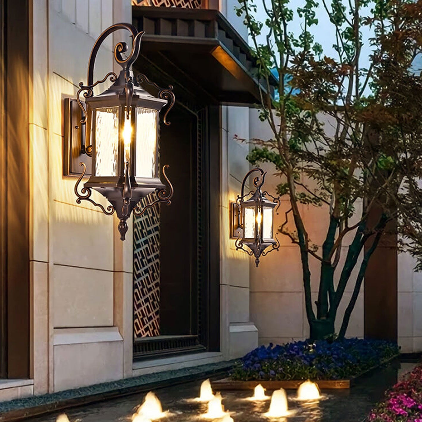 European Palace Outdoor Wall Sconce