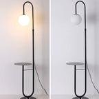 Nordic Minimalist Iron and Marble LED Floor Lamp