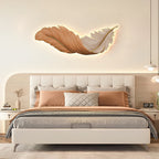 Modern LED Feather Wall Lamp - Art Deco Design