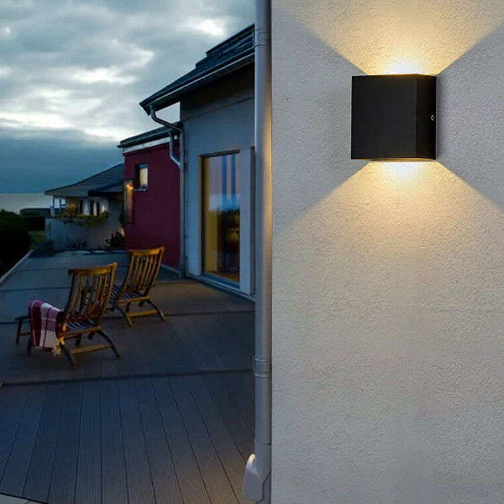 Square LED Motion Sensor Wall Sconce