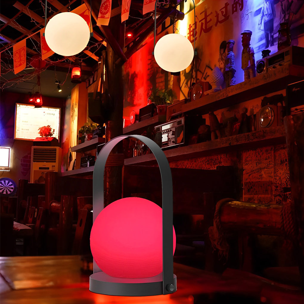 Premium Opal LED RGB Mini Table Lamp with Remote Control
