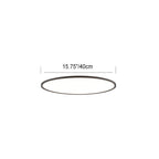 Contemporary Round Acrylic LED Flush Mount Ceiling Light