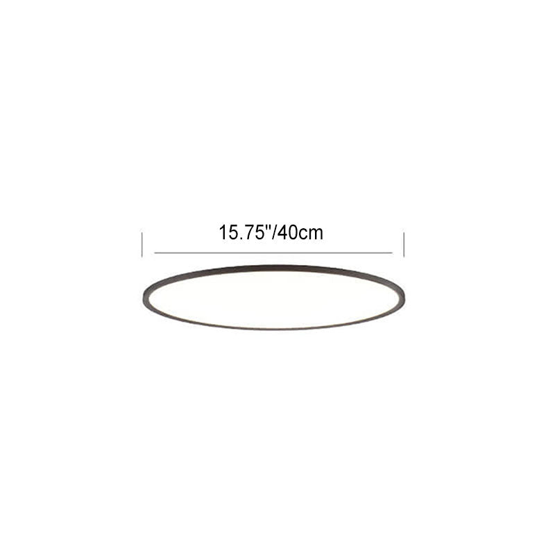 Contemporary Round Acrylic LED Flush Mount Ceiling Light