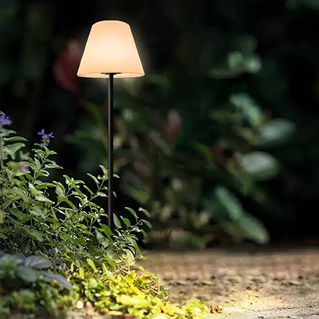 Contemporary LED Metal Floor Lamp with Shade