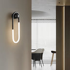Minimalist Three-Step Dimming LED Wall Lamp - Round Rectangular Copper Design