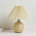 Minimalist Ceramic Pleated Table Lamp