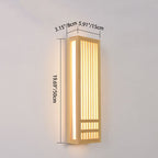 Solid Wood & Acrylic LED Wall Sconce