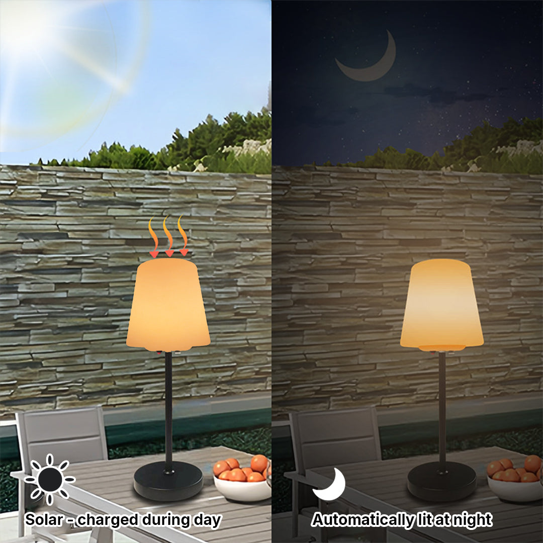 Premium Waterproof Solar Table Lamp with Remote Control