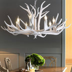 Rustic Antler Resin 6-Light Chandelier