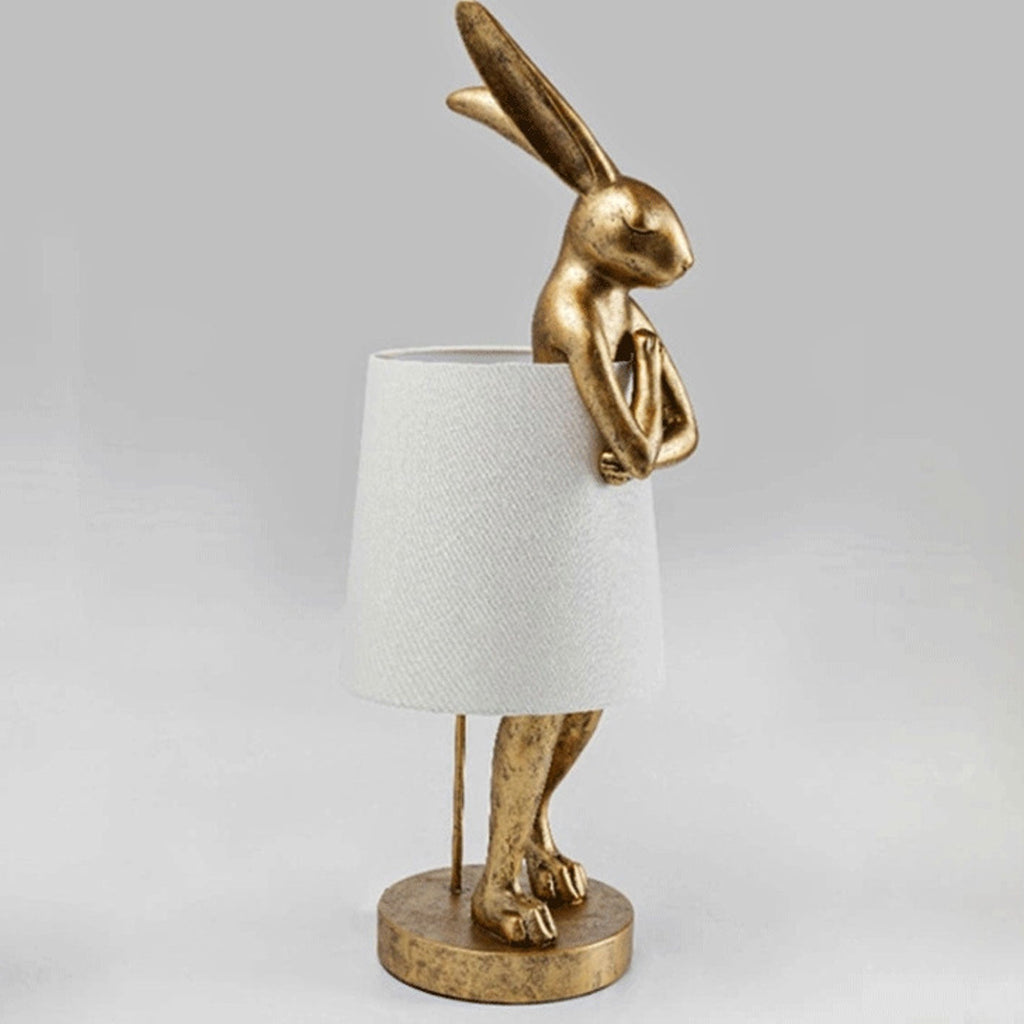 Premium Nordic Rabbit Resin Table Lamp - 1 Light