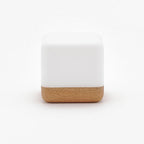 USB Rechargeable LED Magic Cube Turn Timer Night Light Table Lamp