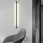 Modern Black LED Wall Lamp with Three-Step Dimming