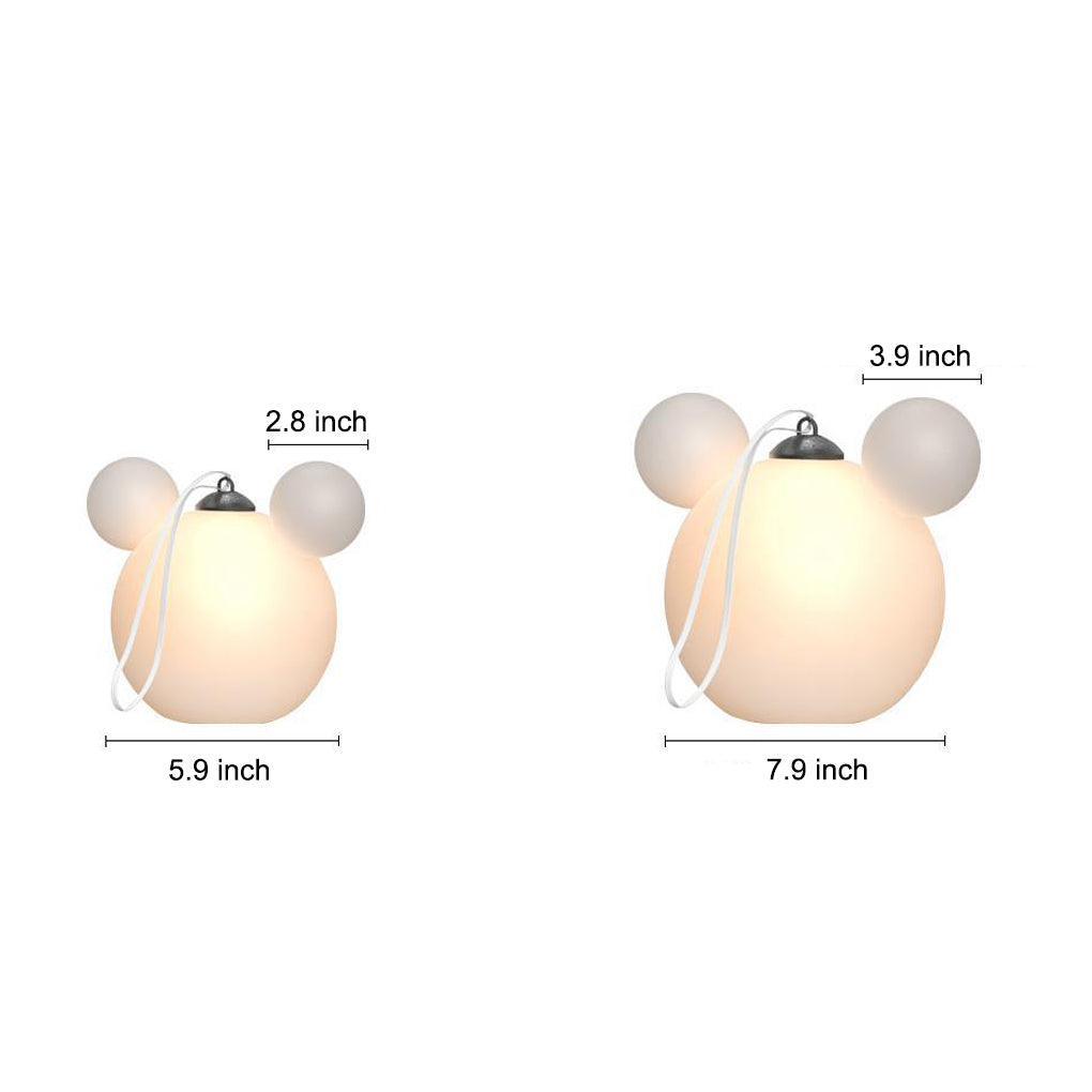 3D Cartoon Animal Waterproof USB Rechargeable Outdoor Hanging Lights