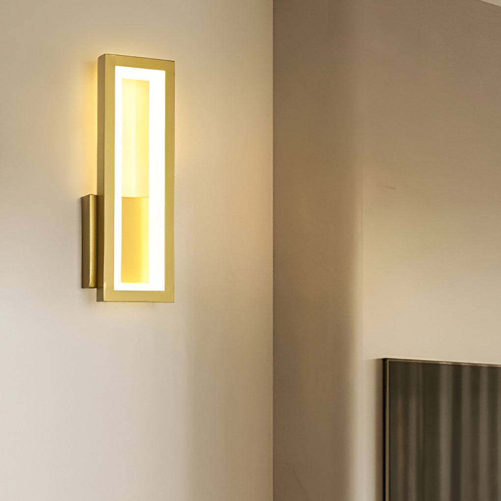 Modern Rectangular LED Wall Sconce Light Fixture