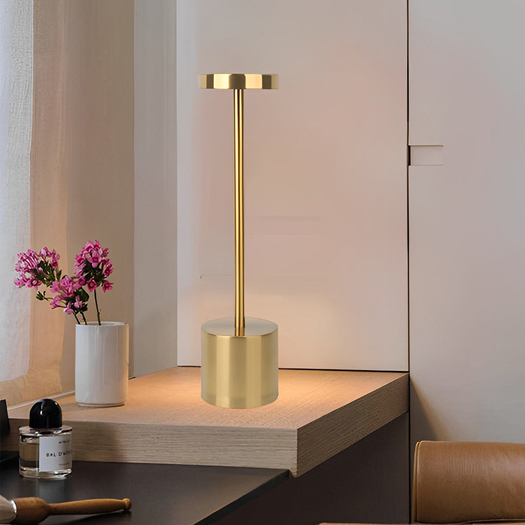 Rechargeable Cordless LED Modern Rod Table Lamp