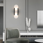 Modern Electroplated Metal G4 LED Up and Down Wall Sconces