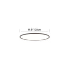 Contemporary Round Acrylic LED Flush Mount Ceiling Light