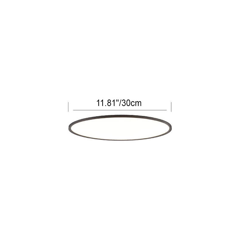 Contemporary Round Acrylic LED Flush Mount Ceiling Light