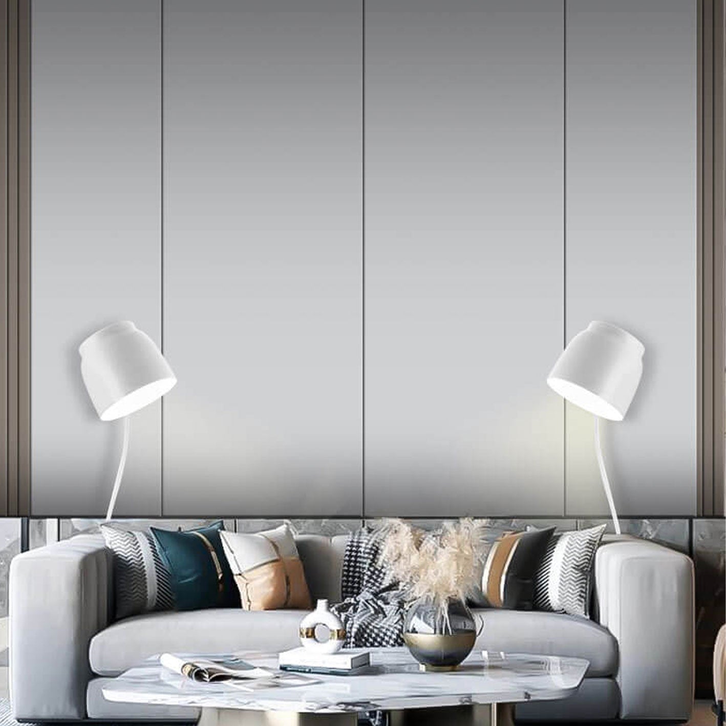 Rotatable Nordic Column 1-Light Wall Sconce