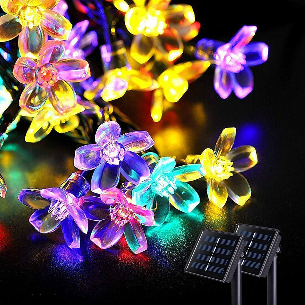 Premium Waterproof Solar LED Sakura Fairy String Lights