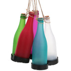 Set of 5 Solar LED Wine Bottle Hanging Lights