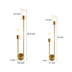 Luxury Double-Headed Metal Wall Sconce