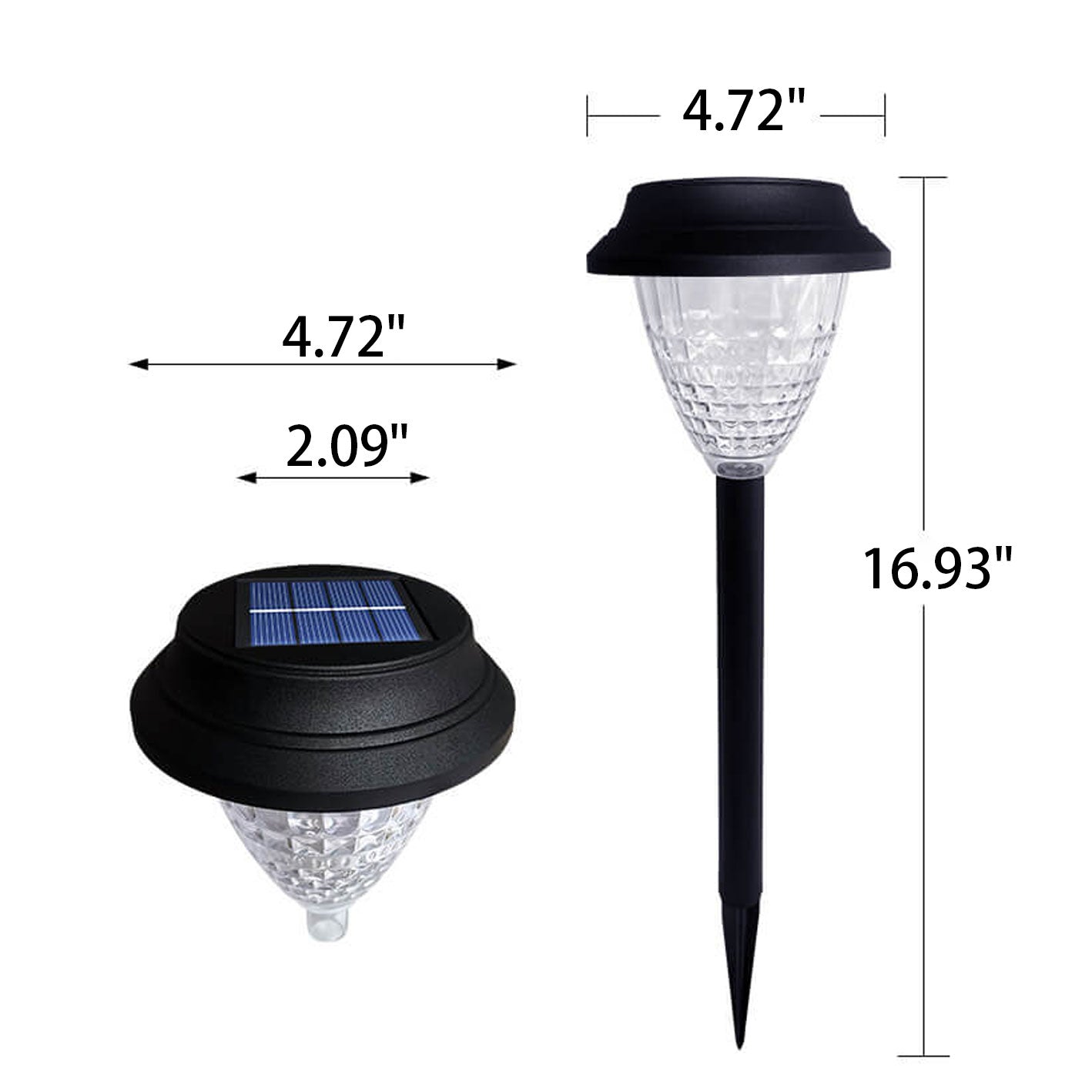 Premium Solar Waterproof LED Garden Light with Circular