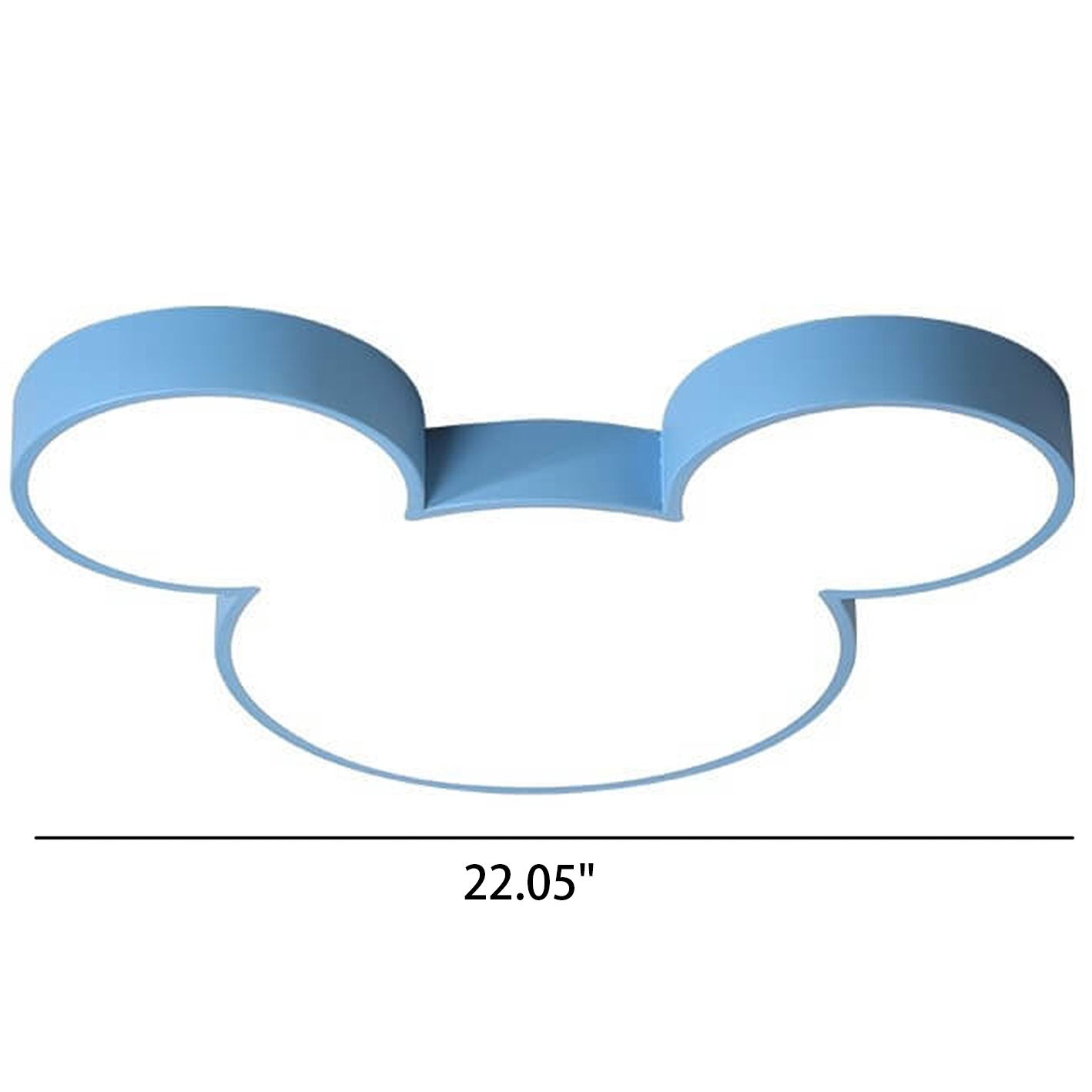 Cartoon Mouse Slim LED Flush Mount Ceiling Light