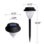 Premium Solar Waterproof LED Outdoor Garden Light - Circular Divergent Shadow Design