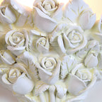 European-Style Retro Resin Rose Wall Lamp