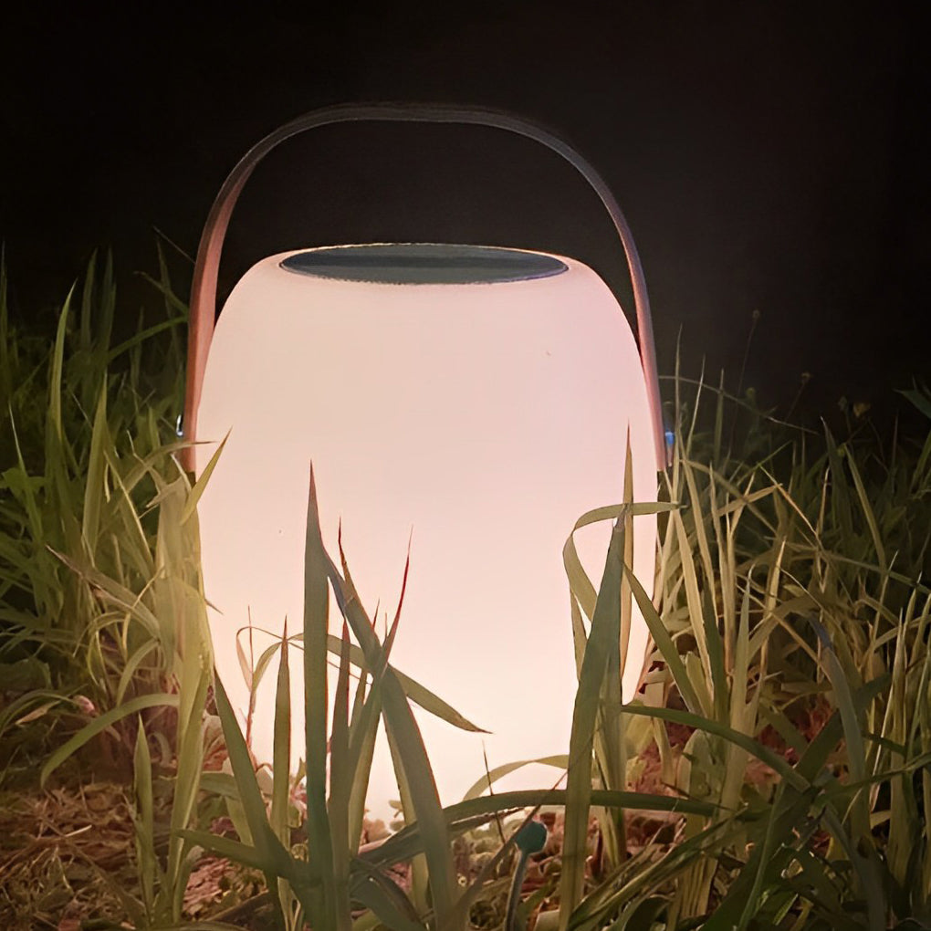 Portable LED Solar Floor Lanterns for Outdoor Decor