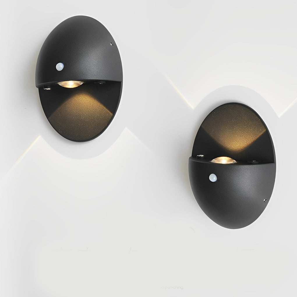 Modern Oval USB Rechargeable Motion Sensor Magnetic Wall Lamp