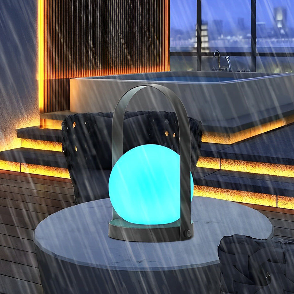 Premium Opal LED RGB Mini Table Lamp with Remote Control