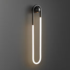 Minimalist Three-Step Dimming LED Wall Lamp - Round Rectangular Copper Design