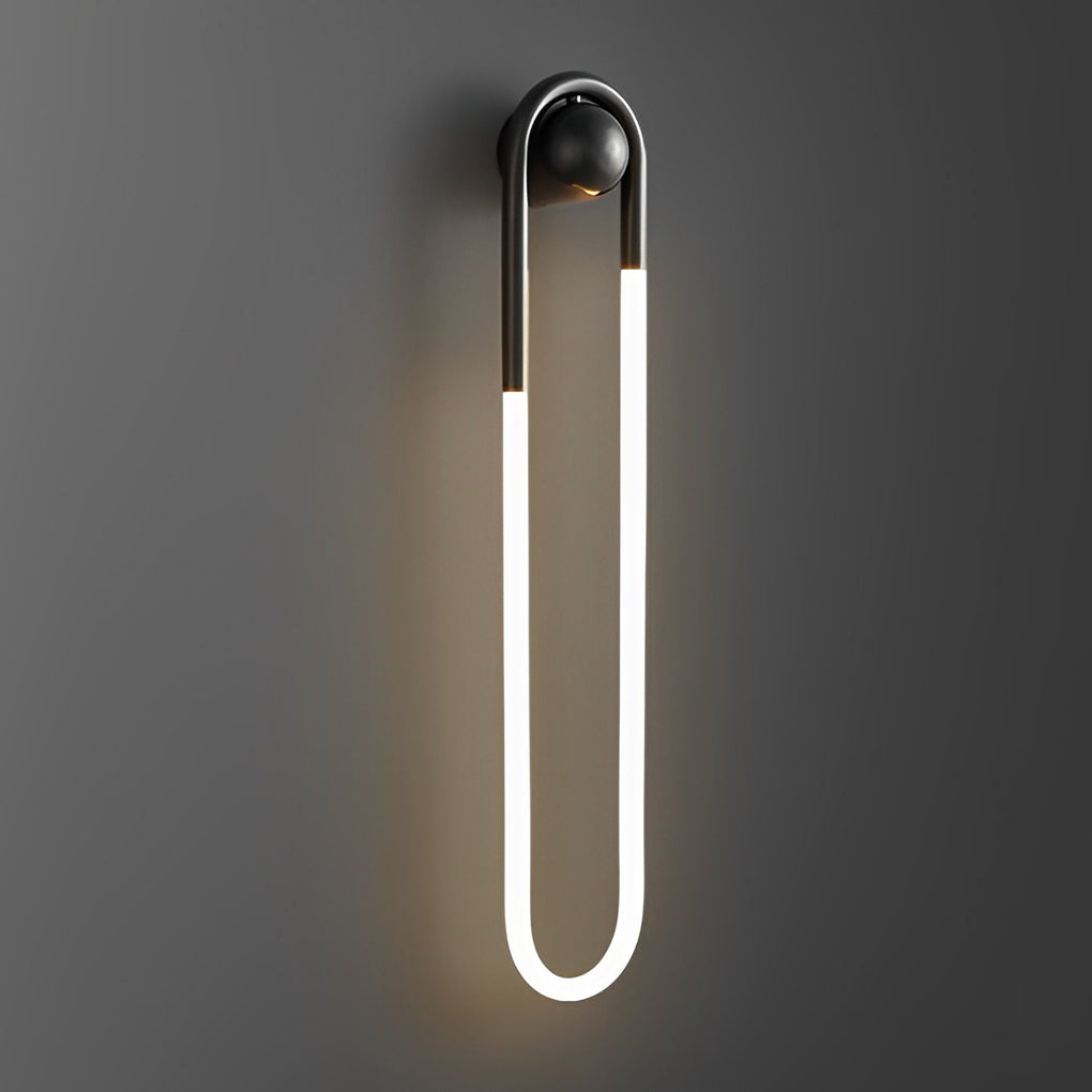 Minimalist Three-Step Dimming LED Wall Lamp - Round Rectangular Copper Design
