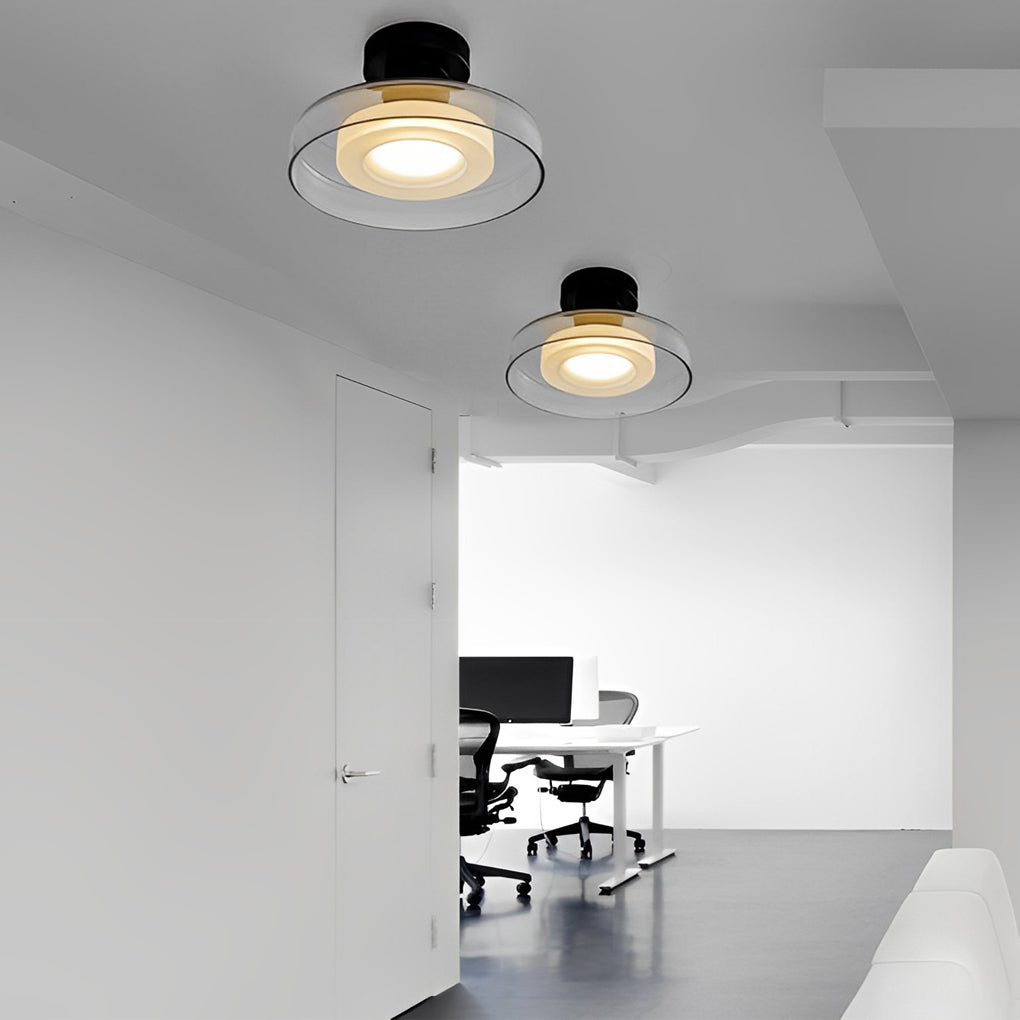 Modern Round Glass LED Wall Sconce