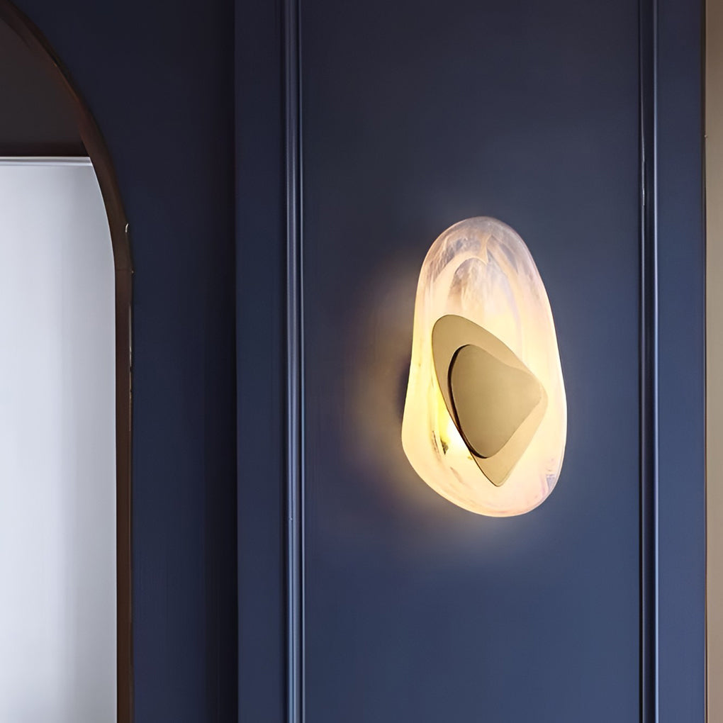 Modern Three-Step Dimming LED Glass Wall Sconce