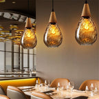 Water Ripple Glass Pendant Light