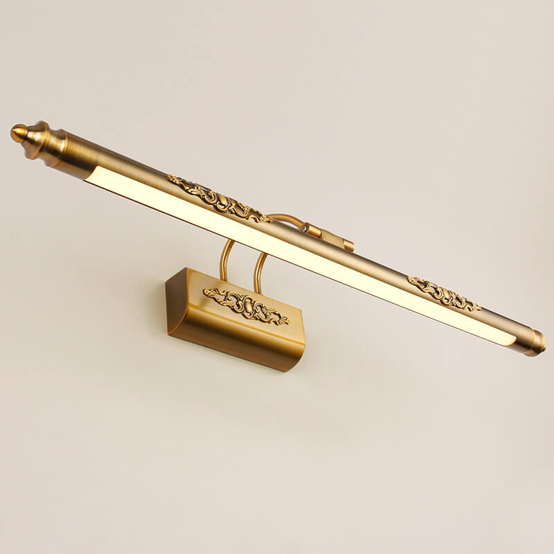 Carved LED Vanity Mirror Light