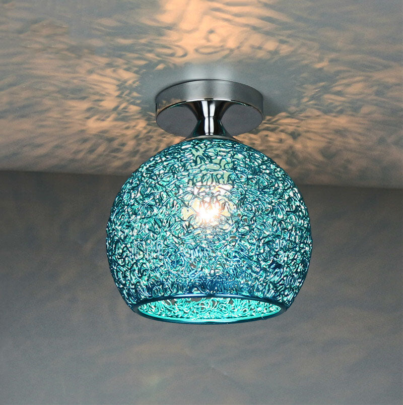 Colorful Semi-Flush Mount Light