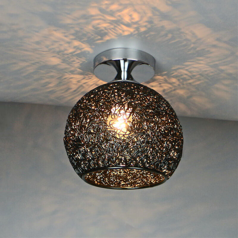 Colorful Semi-Flush Mount Light