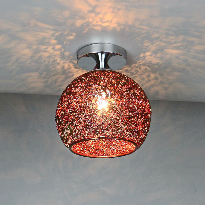Colorful Semi-Flush Mount Light