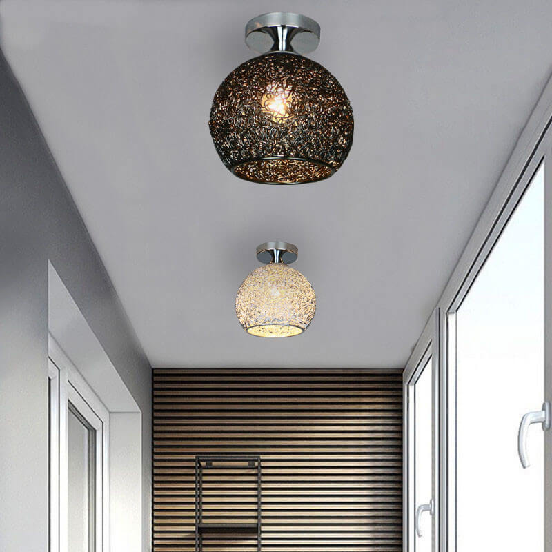 Colorful Semi-Flush Mount Light