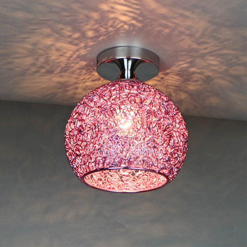 Colorful Semi-Flush Mount Light