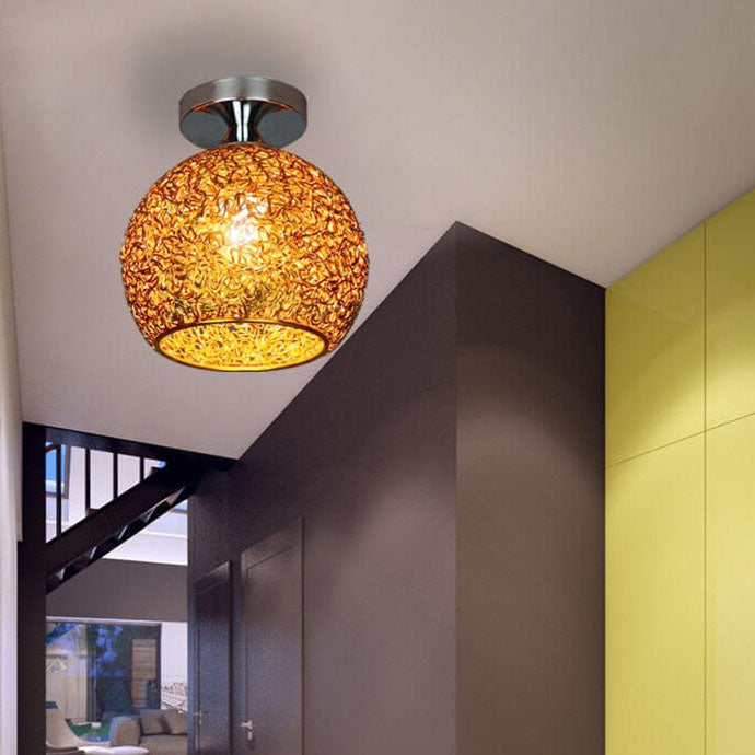 Colorful Semi-Flush Mount Light