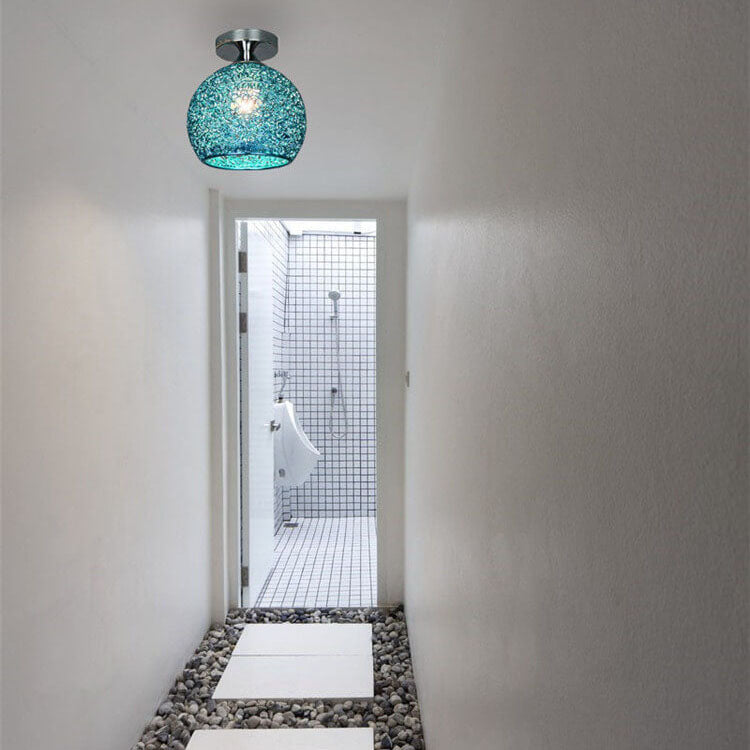 Colorful Semi-Flush Mount Light